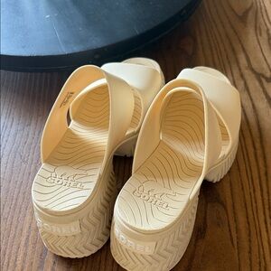 SOLD Sorel Onatm Streetworks Slide Heel Sandals